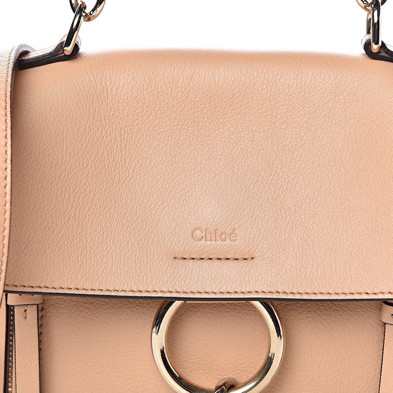 Chloe Calfskin Mini Faye Day Shoulder Bag Blush Nude 11 of 11