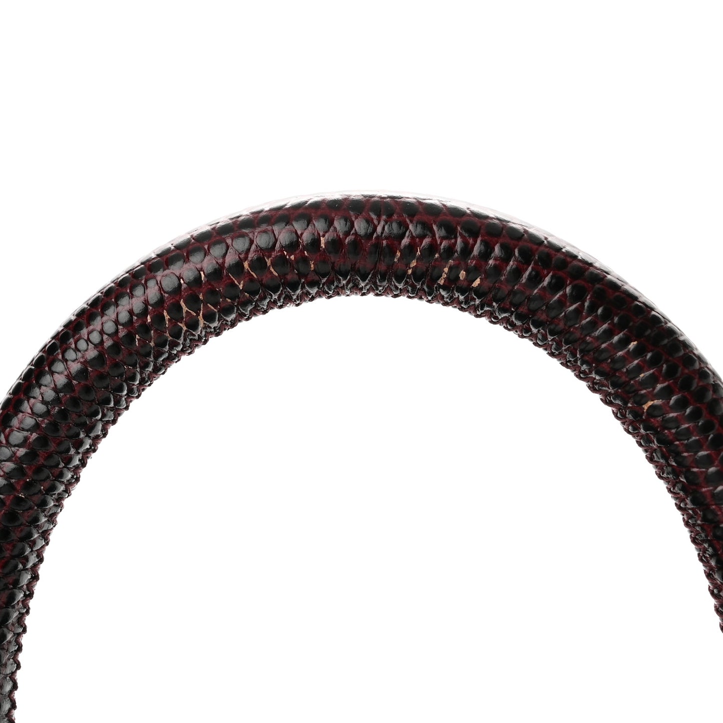 Caviar Quilted Lizard Embossed Mini Coco Handle Flap Dark Blue