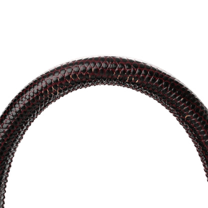 Chanel Caviar Quilted Lizard Embossed Mini Coco Handle Flap Dark Blue 12 of 12