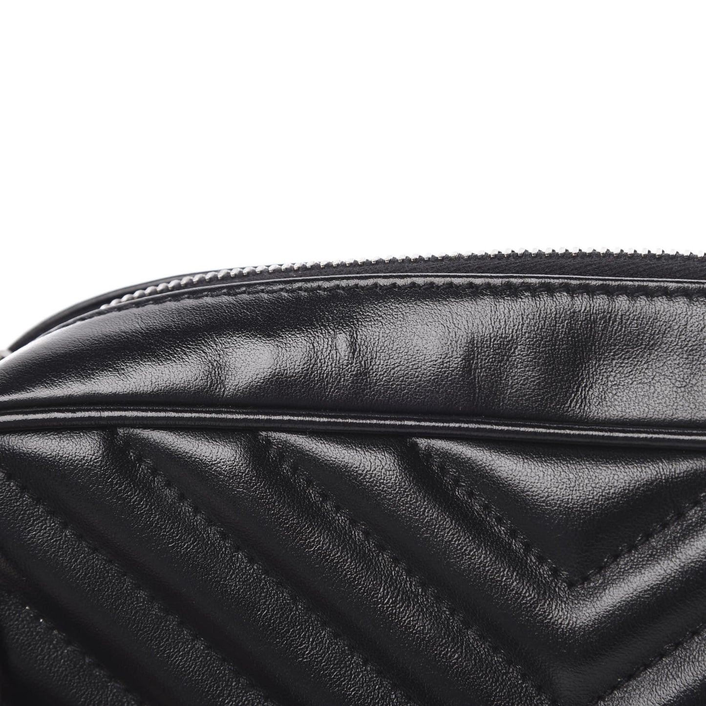 Calfskin Matelasse Monogram Lou Camera Bag Black