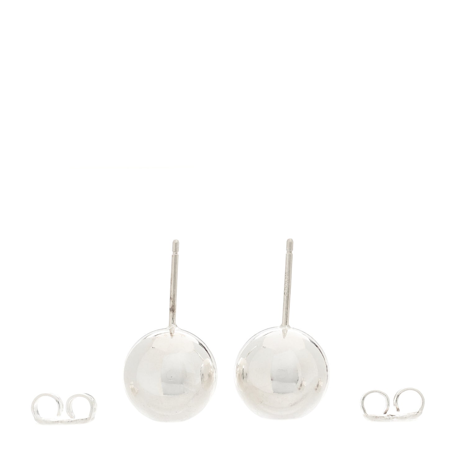 Sterling Silver 10mm Hardwear Ball Earrings