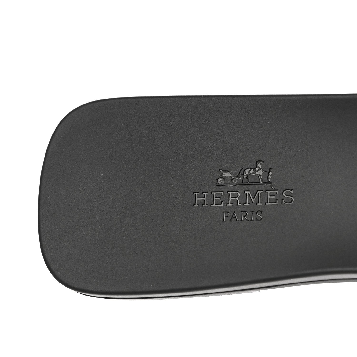 Hermes Rubber Aloha Sandals 39 Black 8 of 9