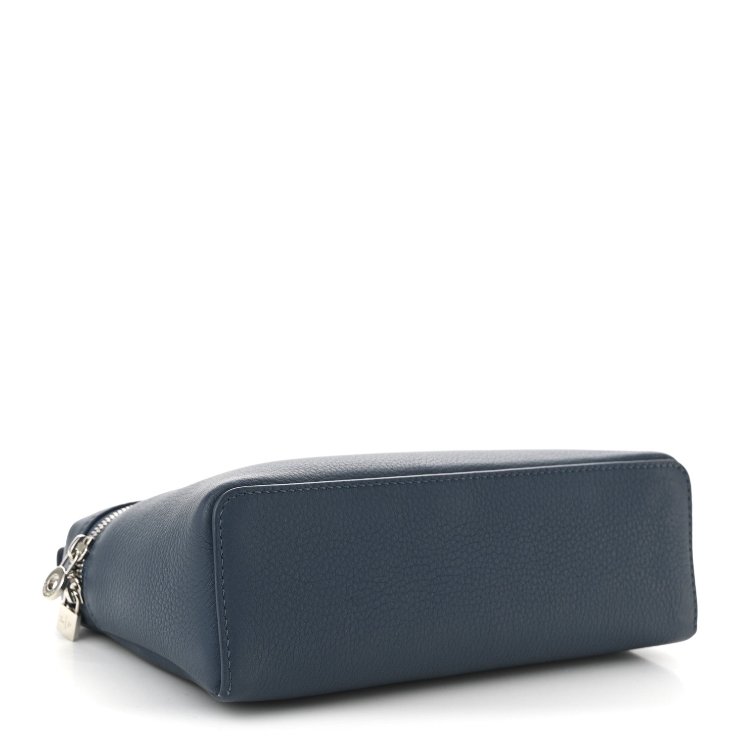 Loro Piana Grained Calfskin L19 Extra Pocket Pouch Cloud Sky 4 of 9