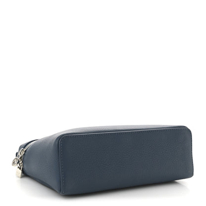 Loro Piana Grained Calfskin L19 Extra Pocket Pouch Cloud Sky 4 of 9