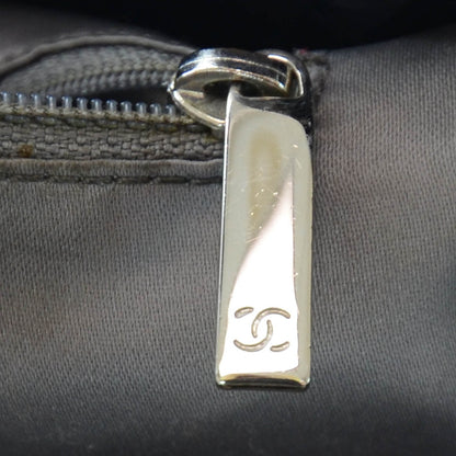 Chanel Vinyl Graphic Edge Tote Black 6 of 9