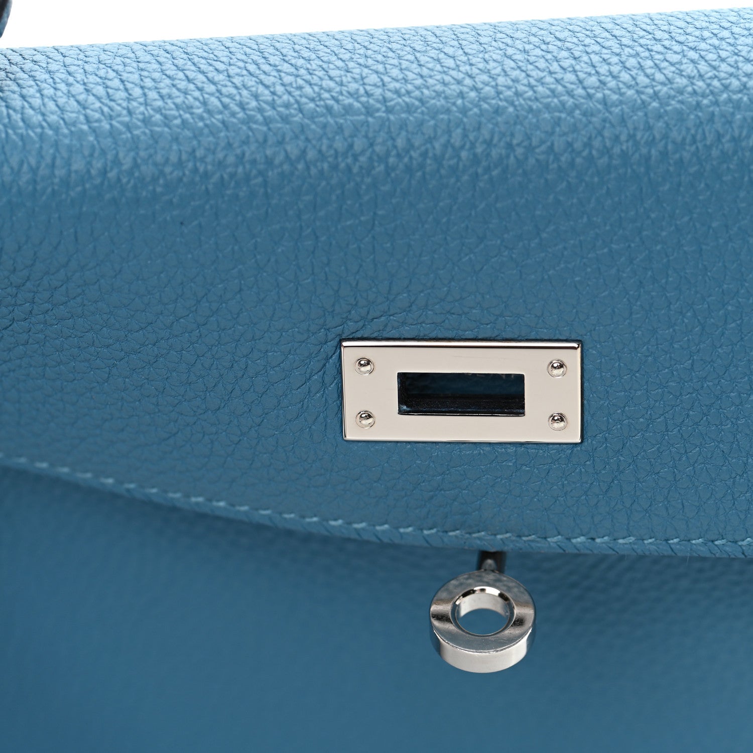 Hermes Togo Kelly Retourne 25 Azur 31 of 36