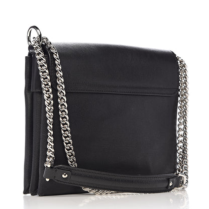 Alexander McQueen Grained Calfskin Twin Skull Crossbody Black 3 of 10
