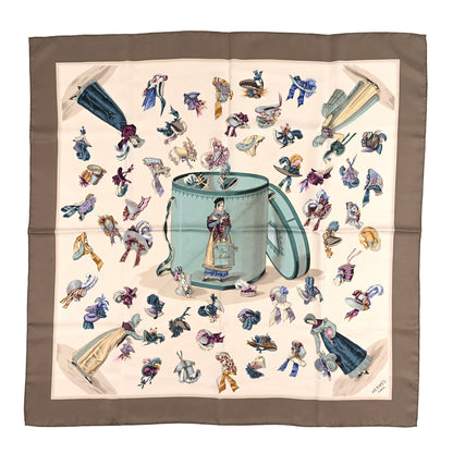 Hermes Silk Paris Modiste Scarf 90 1 of 3