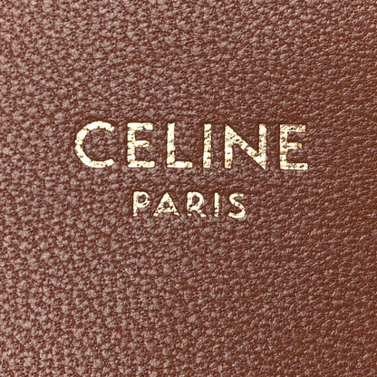 Celine Smooth Calfskin Houndstooth Teen Triomphe Tan 6 of 14