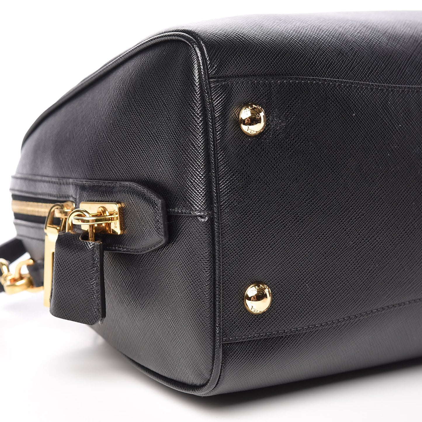 Saffiano Lux Bowler Black
