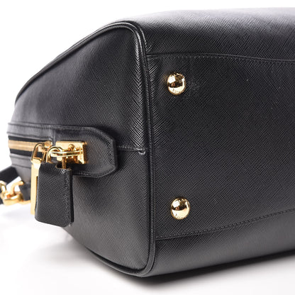 Prada Saffiano Lux Bowler Black 11 of 13