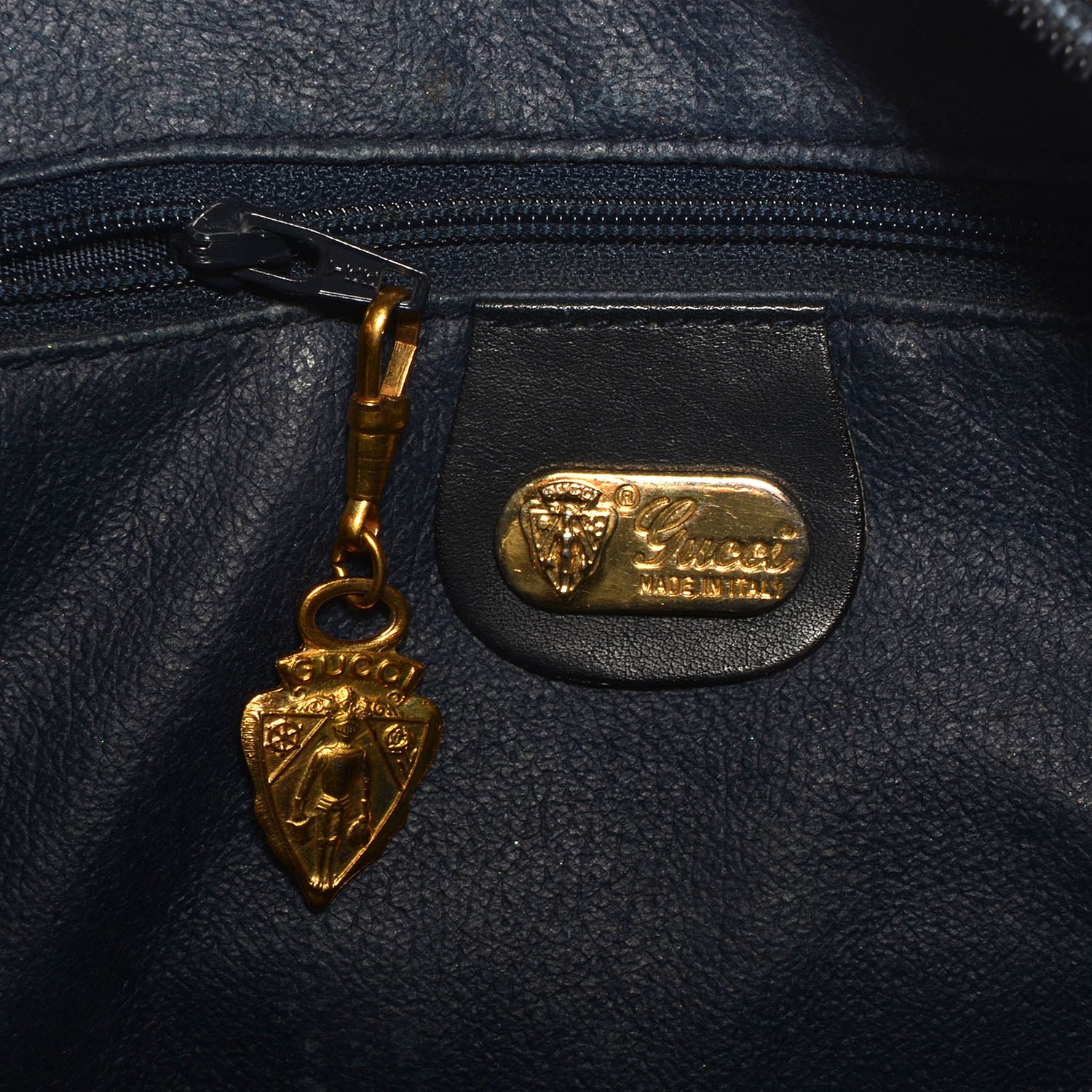 Gucci Monogram Medium Boston Navy 6 of 7
