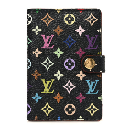 Louis Vuitton Monogram Multicolor Carnet de Bal Mini Agenda Cover Black 1 of 6