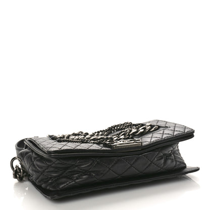 Chanel Calfskin Enchained Medium Boy Flap Black 4 of 10