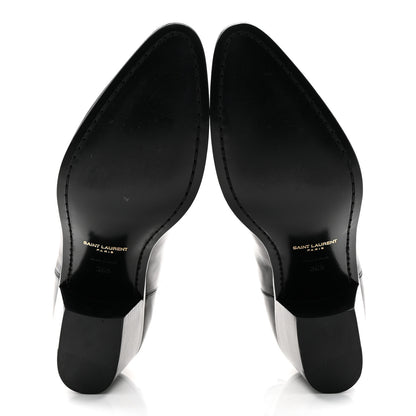 Saint Laurent Incrociato Muriel Vassili 60 Ankle Boots 39.5 Black 6 of 10