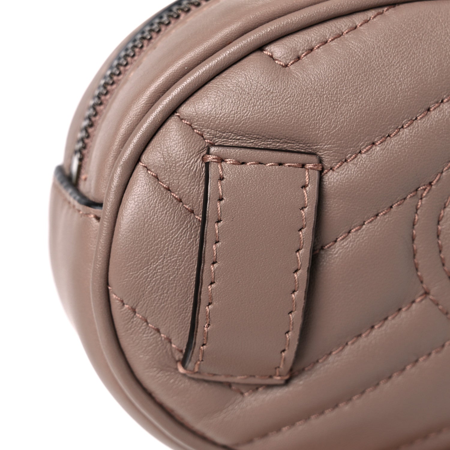 Gucci Calfskin Matelasse GG Marmont Belt Bag 95 38 Porcelain Rose 15 of 22
