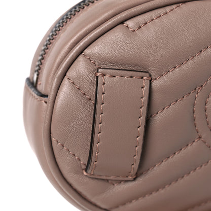 Gucci Calfskin Matelasse GG Marmont Belt Bag 95 38 Porcelain Rose 15 of 22
