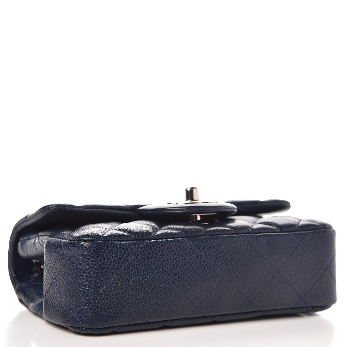 Caviar Quilted Extra Mini Flap Blue