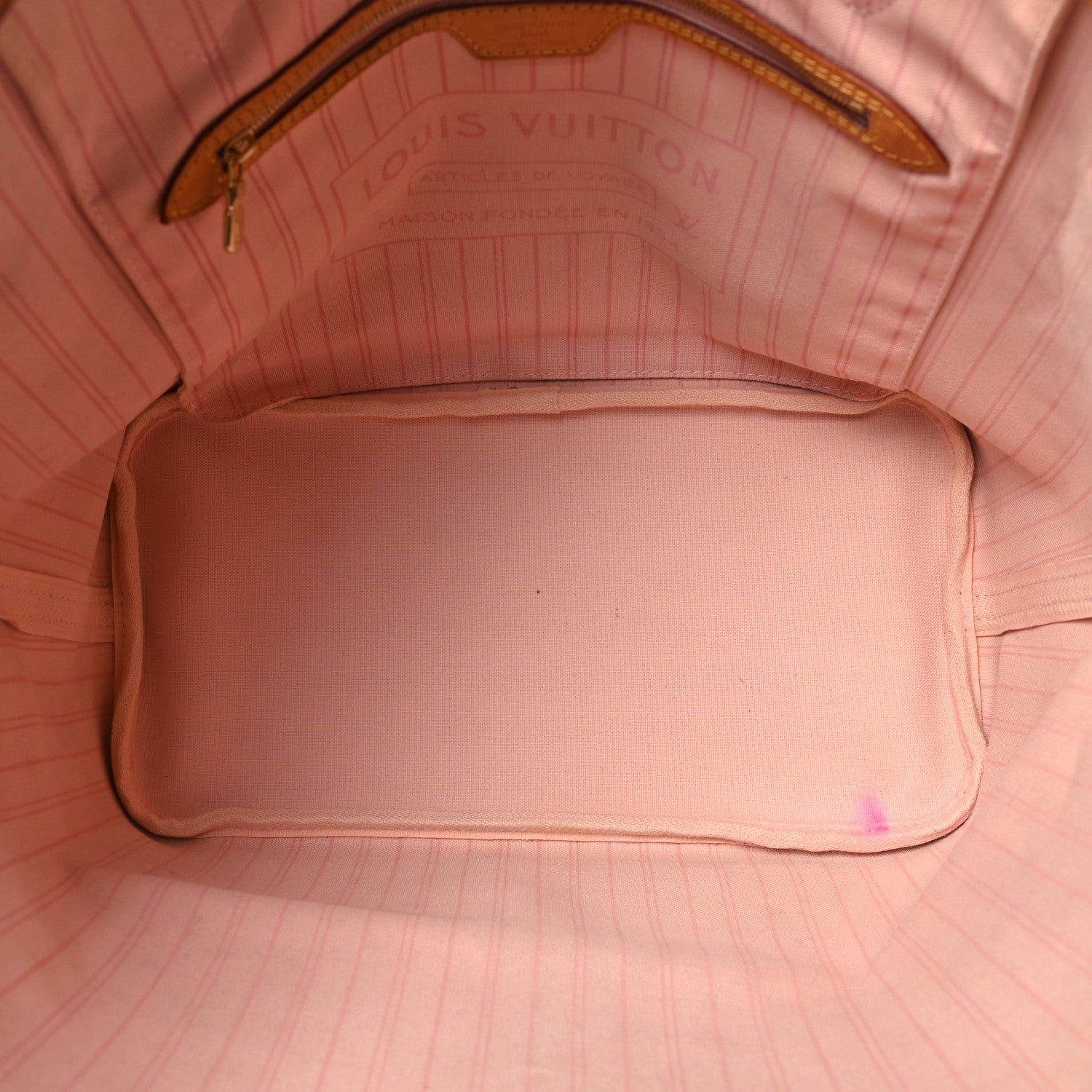 Louis Vuitton Damier Azur Neo Neverfull MM Rose Ballerine 6 of 10