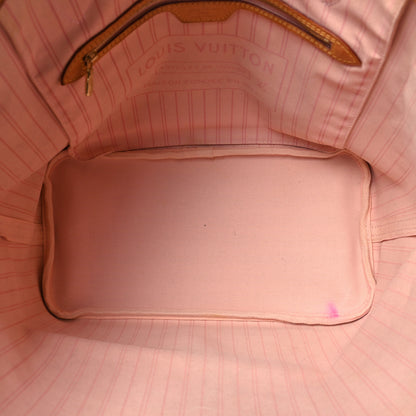 Louis Vuitton Damier Azur Neo Neverfull MM Rose Ballerine 6 of 10