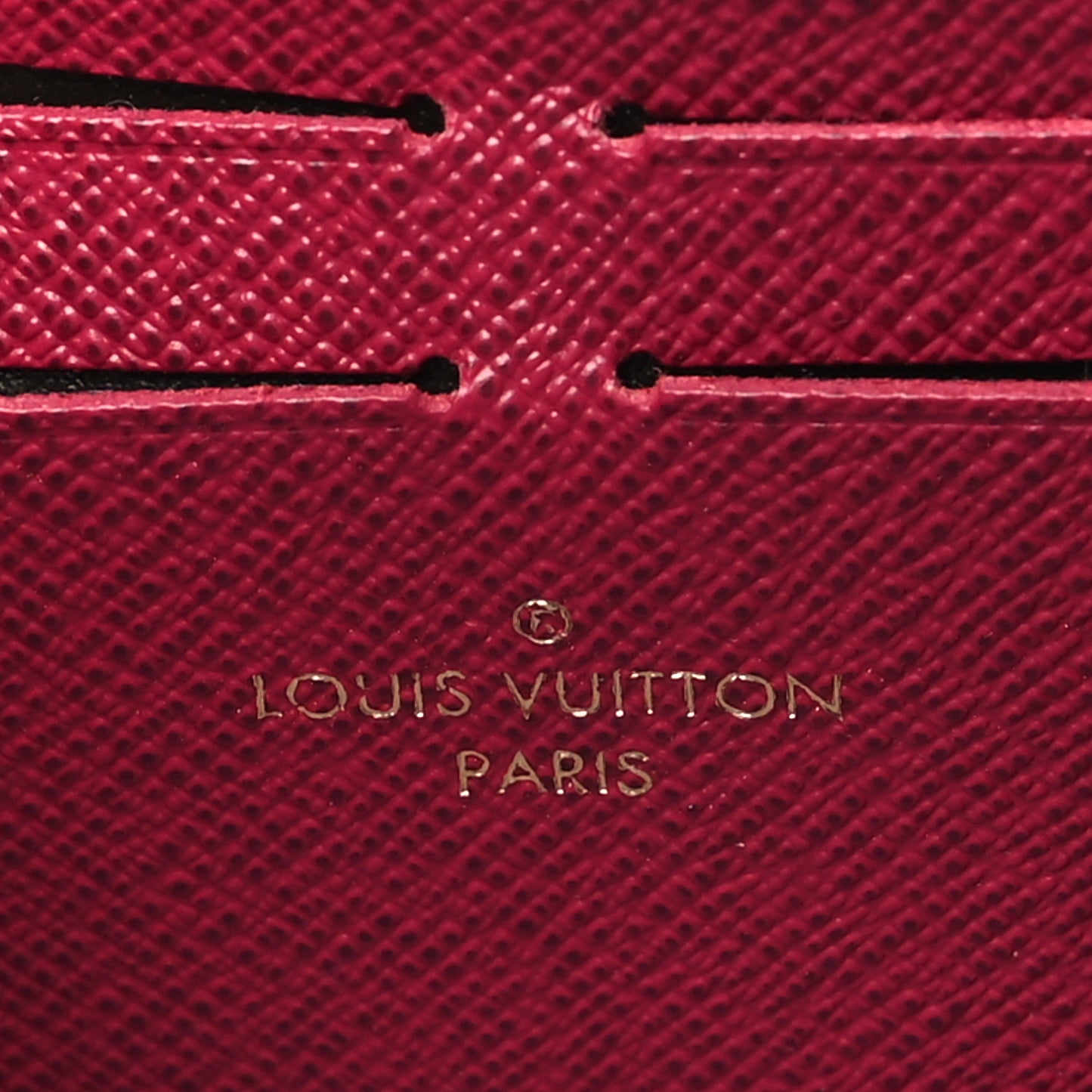 Monogram Clemence Wallet Fuchsia
