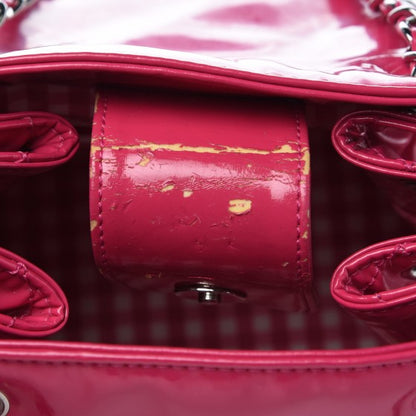 Chanel Vinyl Lipstick Ligne Accordion Tote Pink 8 of 11