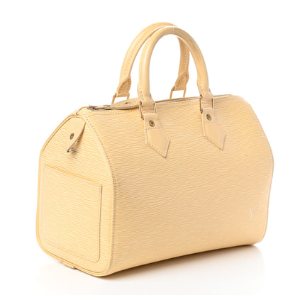 Louis Vuitton Epi Speedy 25 Vanilla 3 of 8