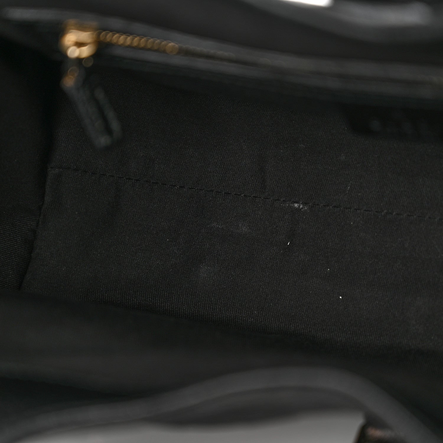 Gucci Monogram Calfskin Large Bardot Tote Black 12 of 13
