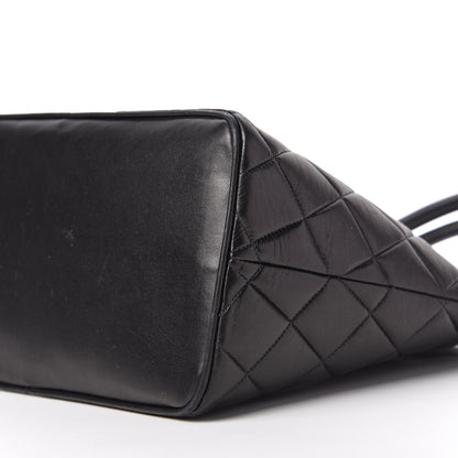 Chanel Lambskin Quilted Medallion Tote Black 7 of 10