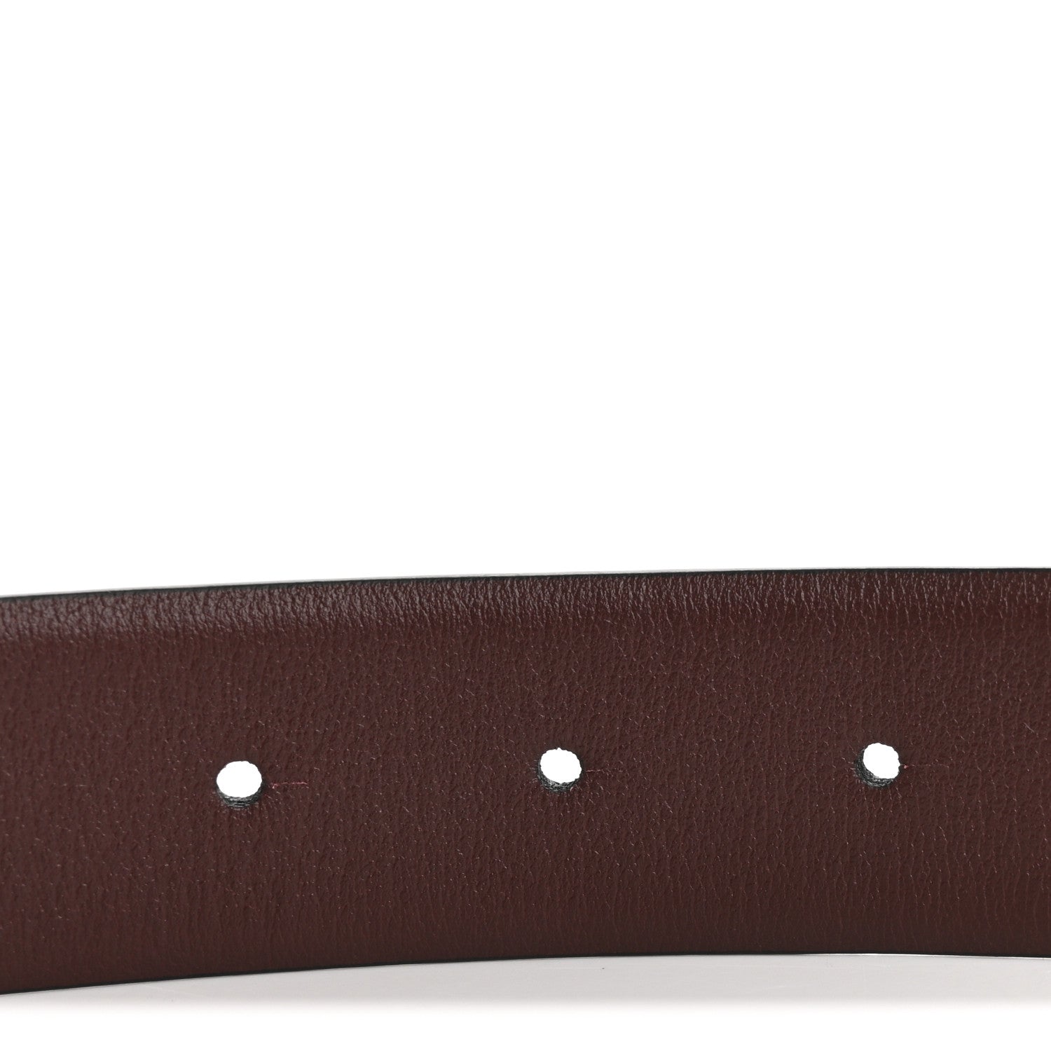 Chanel Calfskin CC Reversible Belt 85 34 Black Burgundy 4 of 7