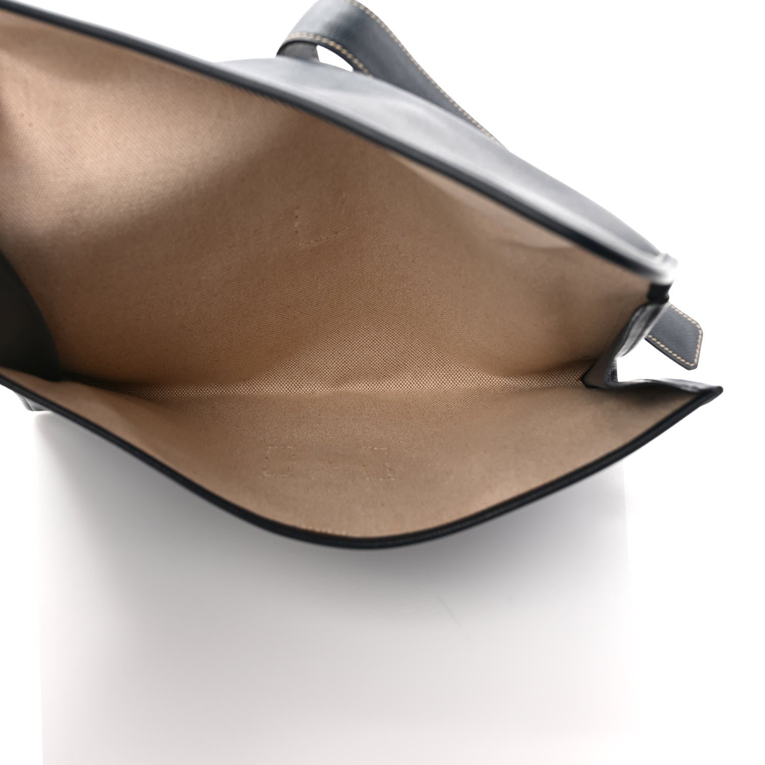 Hermes Courchevel Jige GM Clutch Indigo 9 of 18