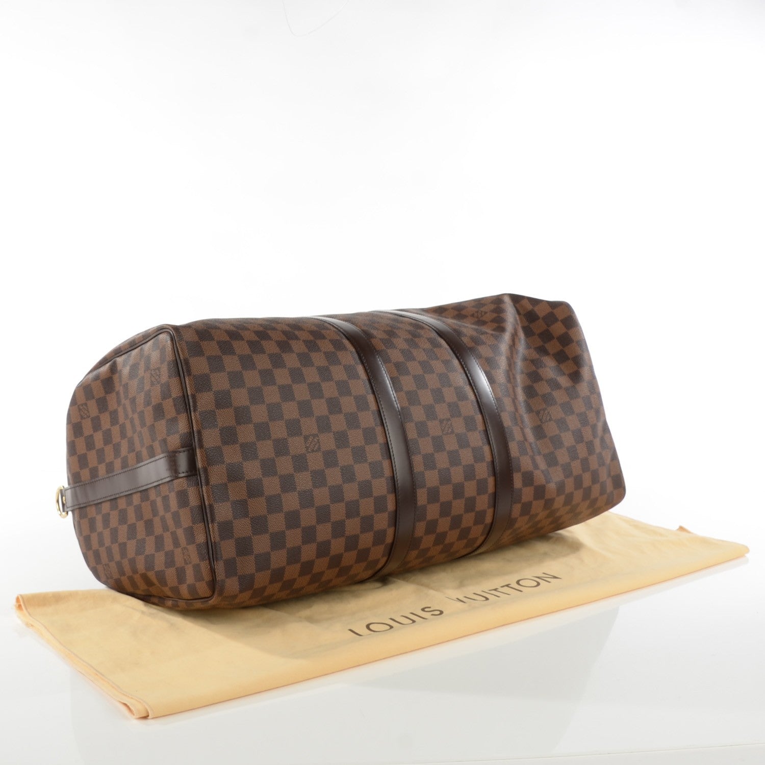 Louis Vuitton Damier Ebene Keepall Bandouliere 55 4 of 7