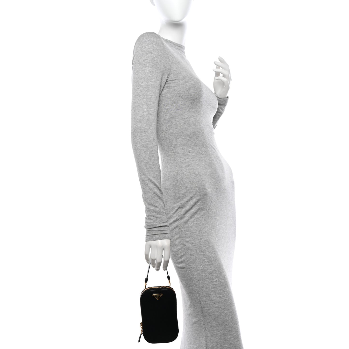 Saffiano Mini Crossbody Bag Black