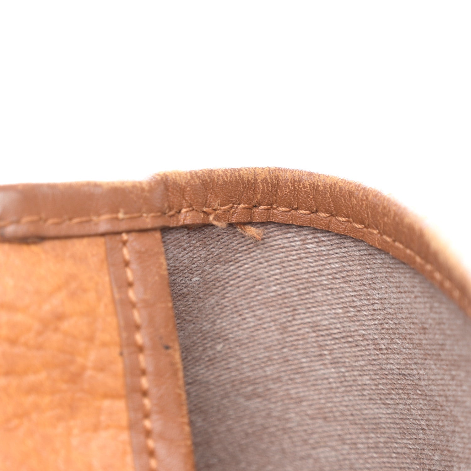MCM Visetos Shopping Tote Cognac 12 of 13