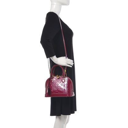 Louis Vuitton Vernis Alma BB Magenta 2 of 11