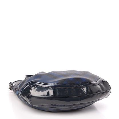 Burberry Nova Pop Degrade Medium Craigwell Hobo Jet Blue 4 of 13
