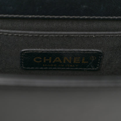 Chanel Lambskin Quilted Medium Boy Flap Black 6 of 11