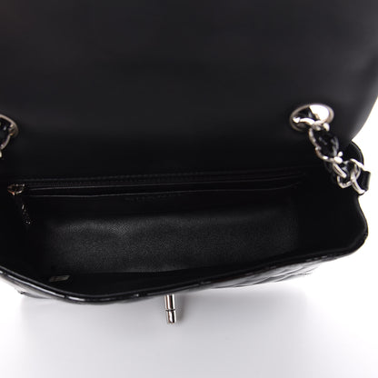 Chanel Patent Calfskin Quilted Mini Rectangular Flap Black 7 of 11