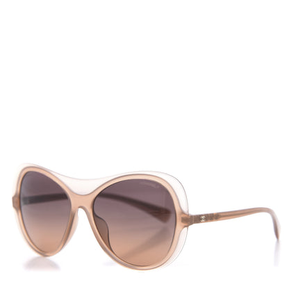 Chanel Oval Sunglasses 5389-A Light Brown 1 of 6
