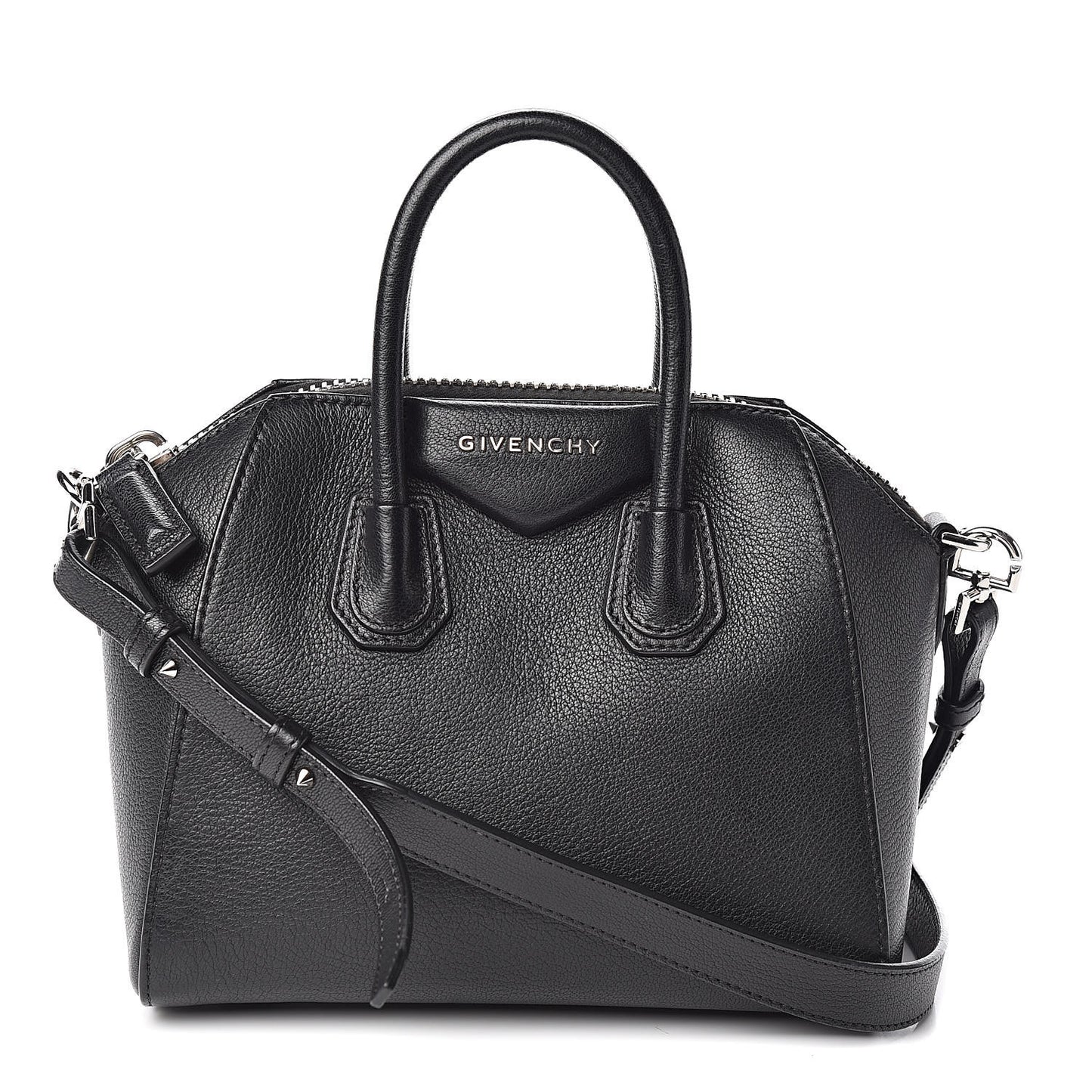 Sugar Goatskin Mini Antigona Black