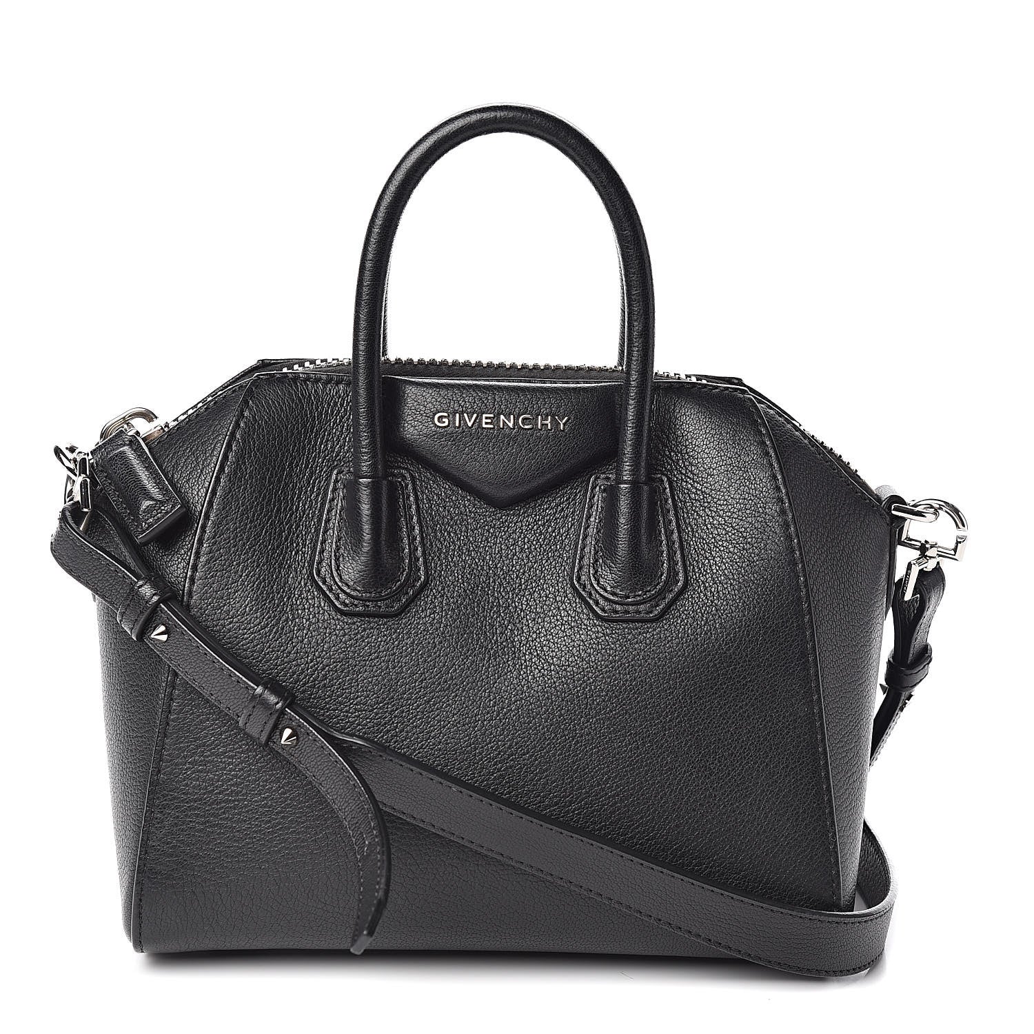 Givenchy Sugar Goatskin Mini Antigona Black 1 of 12