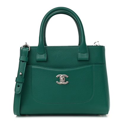 Chanel Grained Calfskin Mini Neo Executive Shopper Tote Green 1 of 10