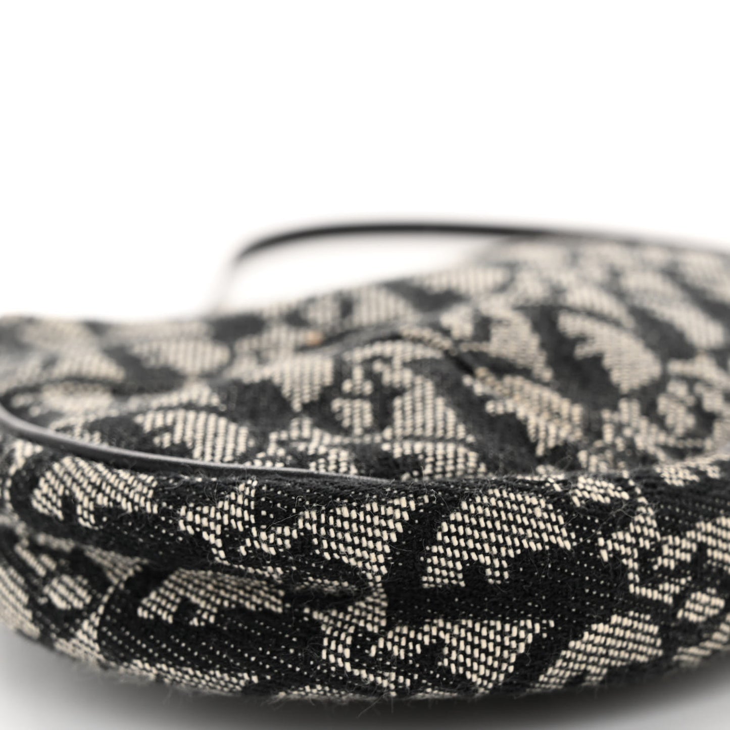 Monogram Mini Saddle Pochette Black