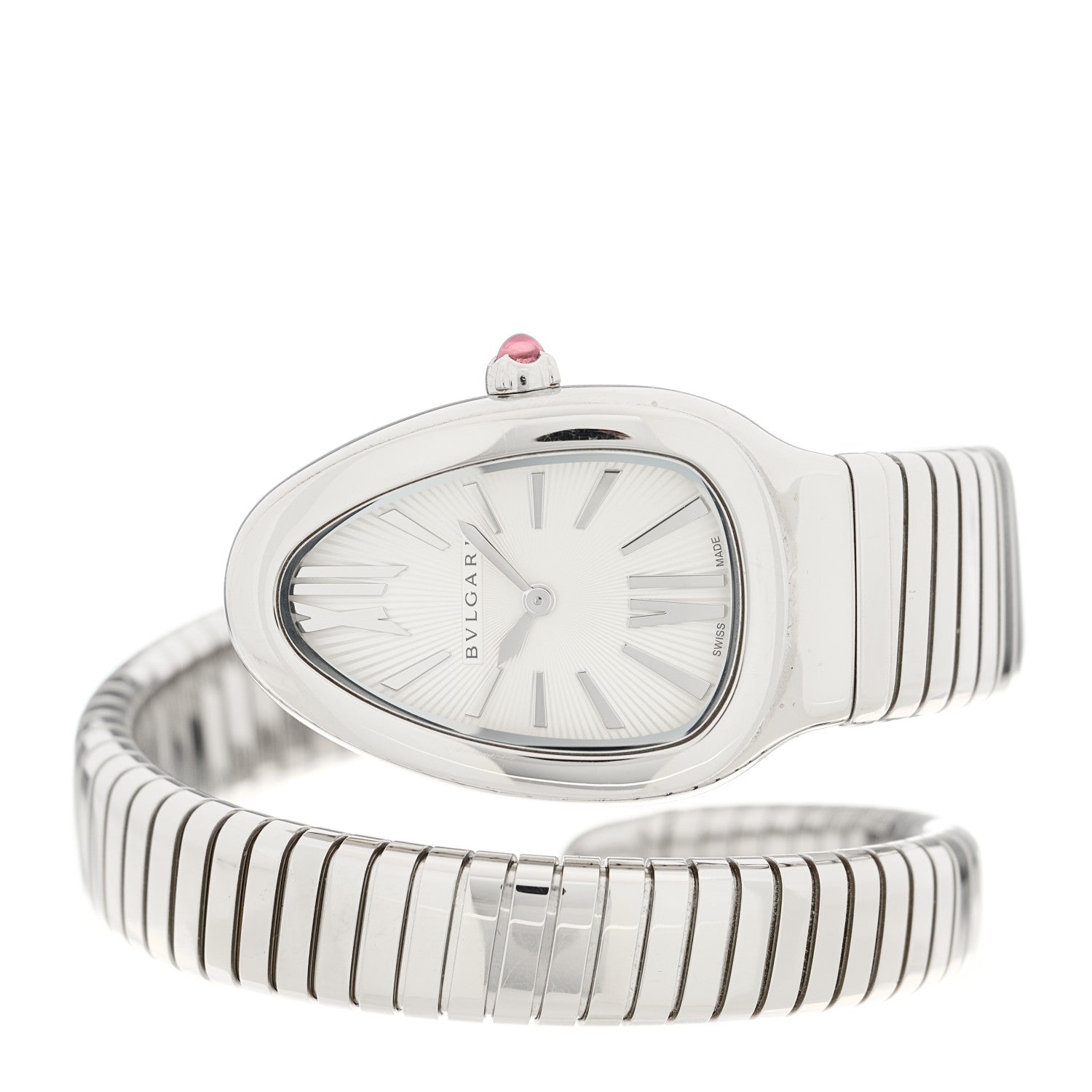 Bulgari Stainless Steel 35mm Serpenti Tubogas Quartz Watch 2 of 5