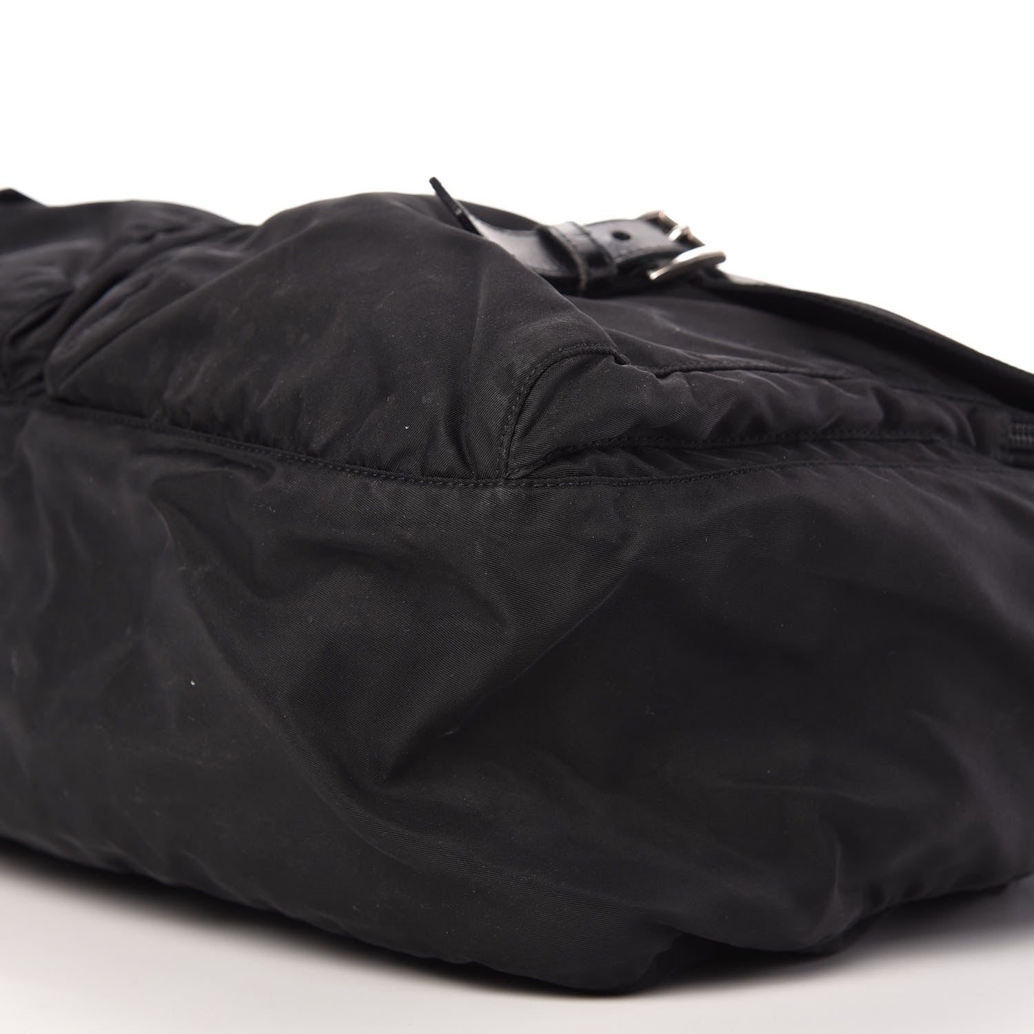 Prada Nylon Vela Messenger Bag Black 7 of 12