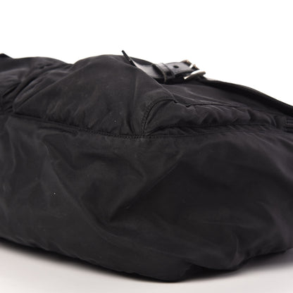 Prada Nylon Vela Messenger Bag Black 7 of 12