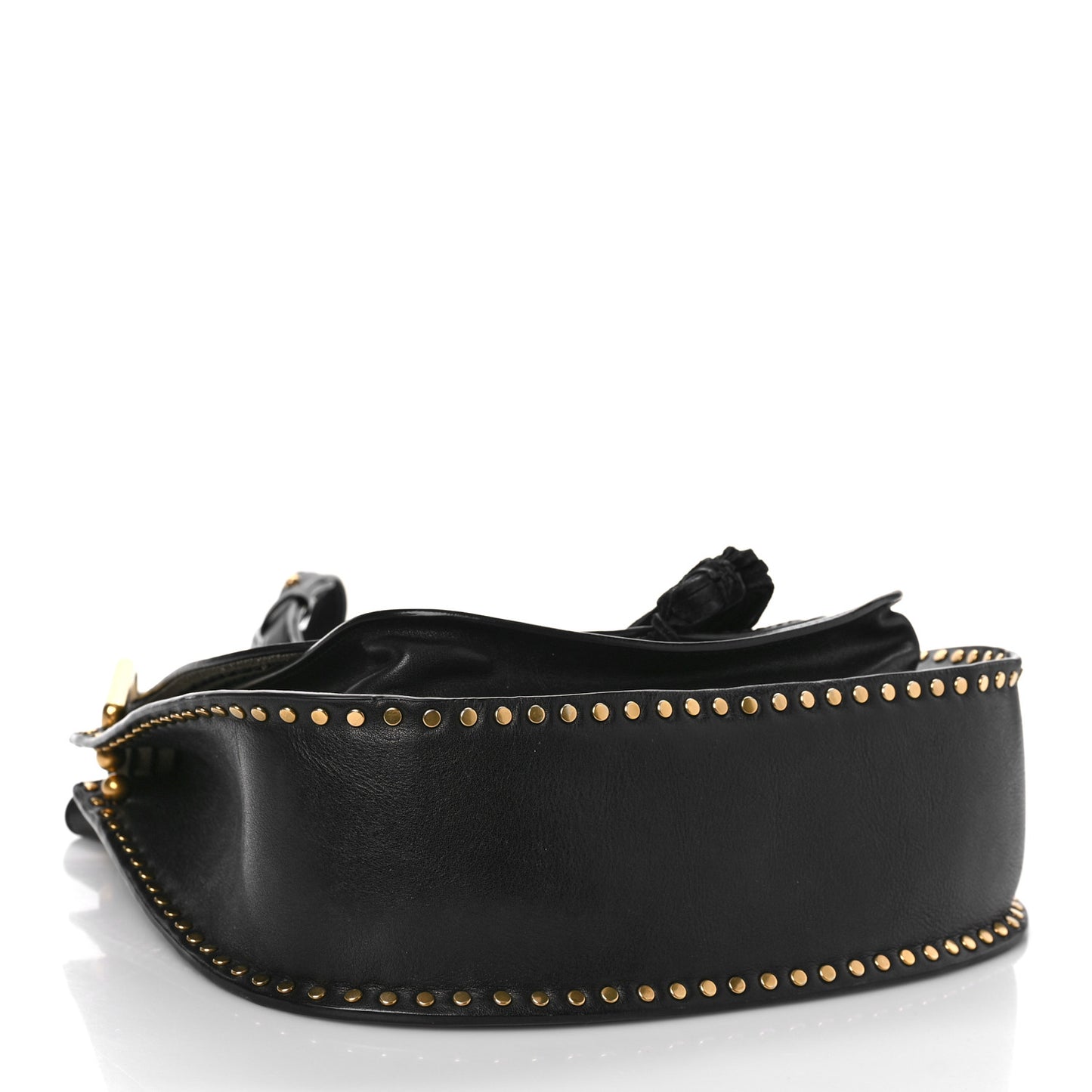 Calfskin Braided Medium Hudson Shoulder Bag Black