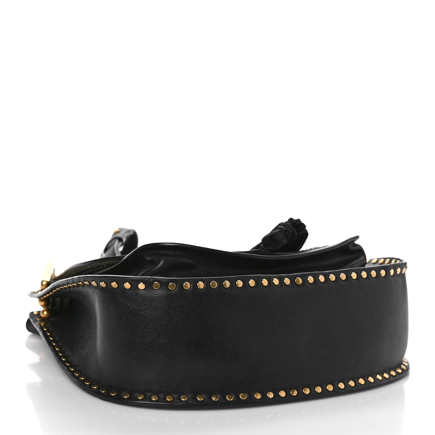 Chloe Calfskin Braided Medium Hudson Shoulder Bag Black 4 of 8