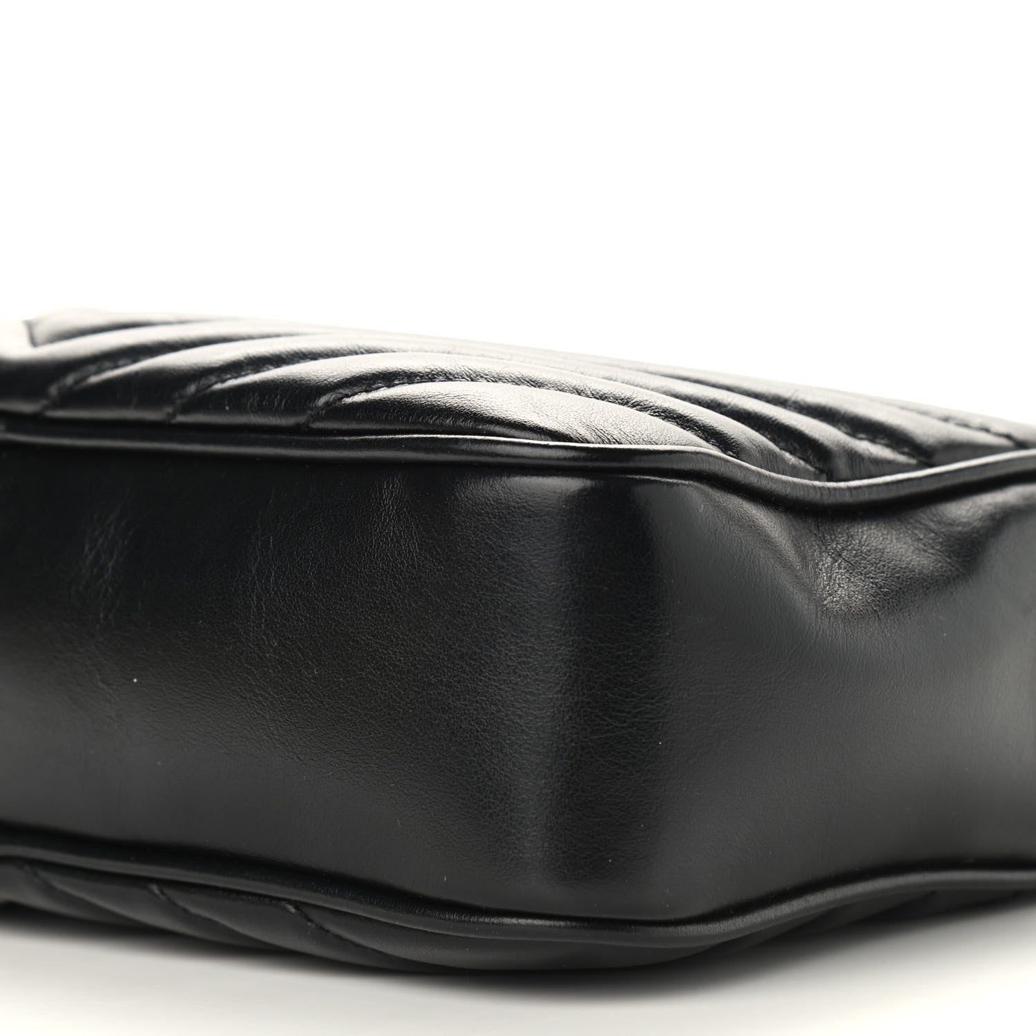 Saint Laurent Calfskin Matelasse Monogram Lou Camera Bag Black 9 of 9