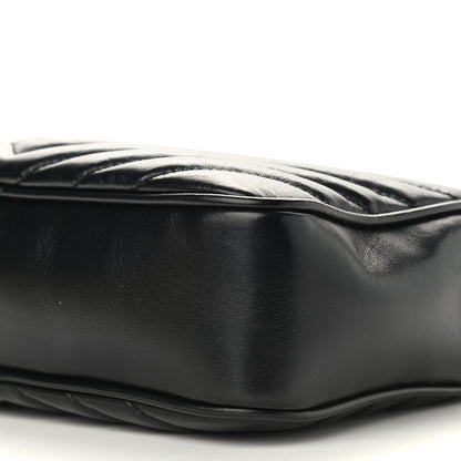 Saint Laurent Calfskin Matelasse Monogram Lou Camera Bag Black 9 of 9